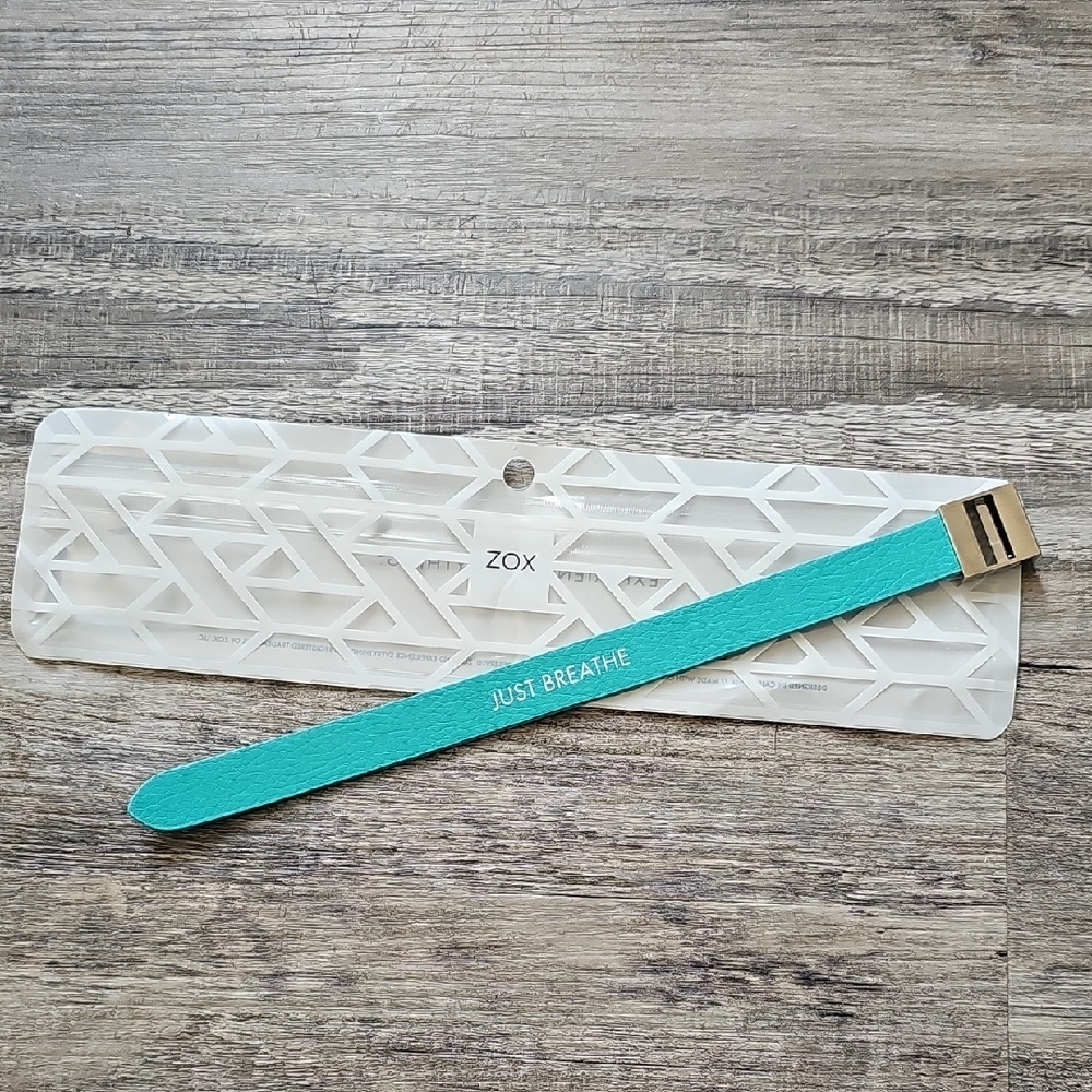 Adjustable Zox Bracelet- Just Breathe